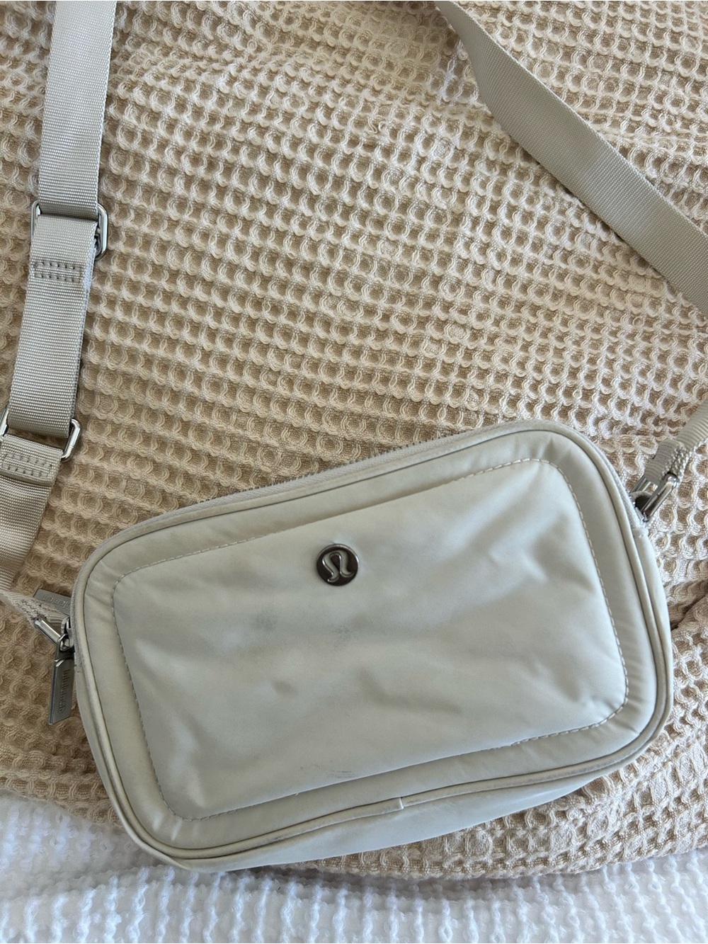 lululemon athletica Small Crossbody Bag in Light Beige